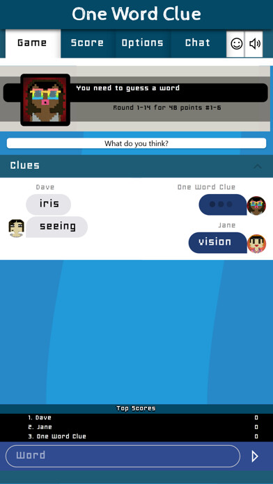 Emulate iPhone app One Word Clue Same Room Games using MyAndroid Emulate iPhone app One Word Clue Same Room Games using MyAndroid