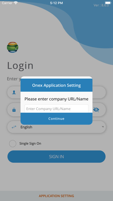 Emulate iPhone app Onex ERP using MyAndroid