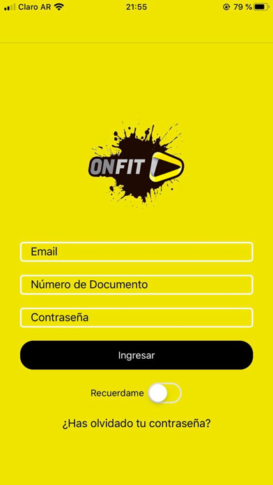 Emulate iPhone app OnFit App using MyAndroid
