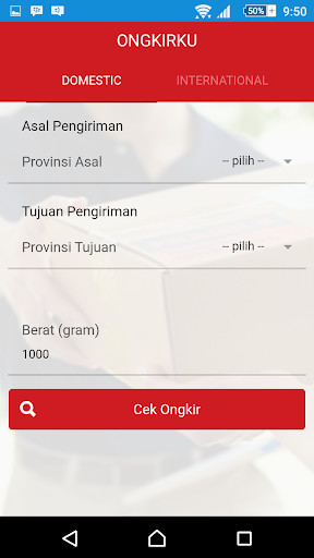 Run android online APK Ongkirku - Cek Ongkos Kirim from MyAndroid or emulate Ongkirku - Cek Ongkos Kirim using MyAndroid Run android online APK Ongkirku - Cek Ongkos Kirim from MyAndroid or emulate Ongkirku - Cek Ongkos Kirim using MyAndroid