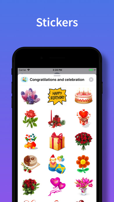 Emulate iPhone app ?ongratulations stickers emoji using MyAndroid Emulate iPhone app ?ongratulations stickers emoji using MyAndroid