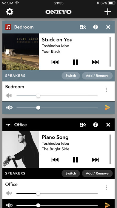 Emulate iPhone app Onkyo Music Control App using MyAndroid Emulate iPhone app Onkyo Music Control App using MyAndroid