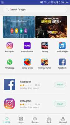 Emulate Android APK Online App Store UI KIT