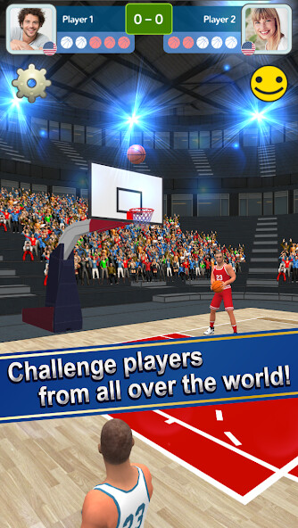 Emulate iPhone app Online Basketball Challenge 3D using MyAndroid