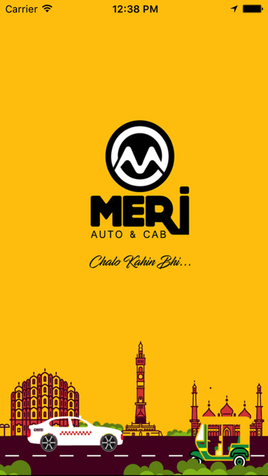 Emulate iPhone app Online Booking cab - Meri auto using MyAndroid