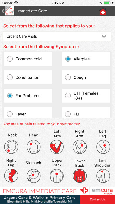 Emulate iPhone app OnlineCare Emcura UC using MyAndroid