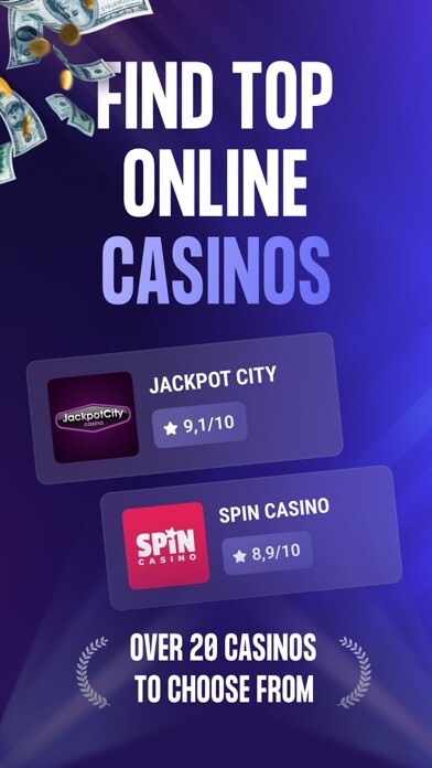 Emulate iPhone app Online Casino Guide+ using MyAndroid
