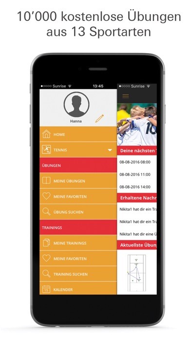 Emulate iPhone app Online-Coach Training using MyAndroid