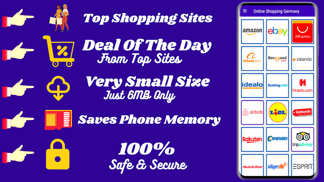 Run android online APK Online Germany Shopping App from MyAndroid or emulate Online Germany Shopping App using MyAndroid