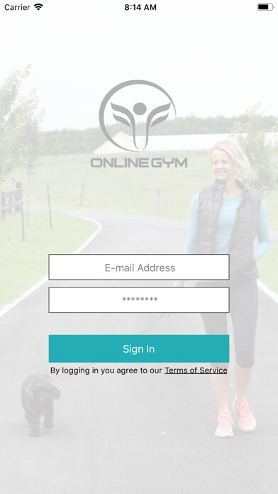 Emulate iPhone app Online Gym using MyAndroid