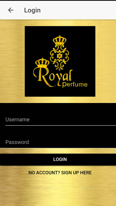 Emulate iPhone app Online Perfume Shop in Qatar using MyAndroid