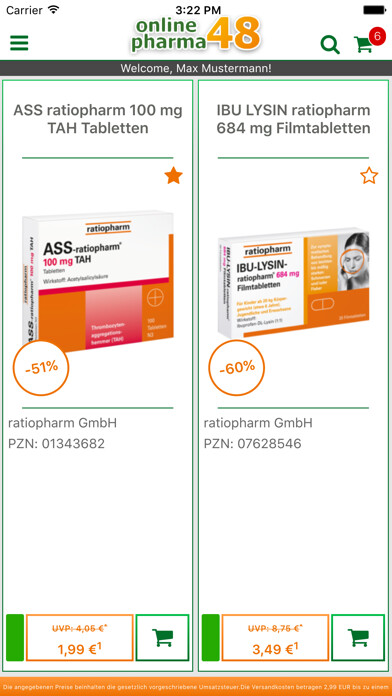 Emulate iPhone app onlinepharma48 – Ihre Apotheke using MyAndroid Emulate iPhone app onlinepharma48 – Ihre Apotheke using MyAndroid