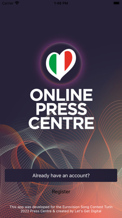 Emulate iPhone app Online Press Centre ESC 2022 using MyAndroid