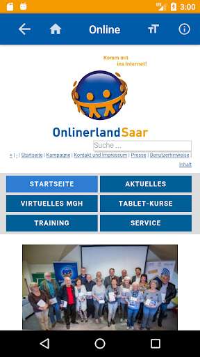 Run android online APK Onlinerland Saar from MyAndroid or emulate Onlinerland Saar using MyAndroid
