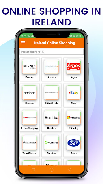 Run android online APK Online Shopping Ireland from MyAndroid or emulate Online Shopping Ireland using MyAndroid