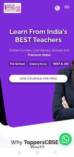 Run android online APK Online Teaching App - Toppers CBSE from MyAndroid or emulate Online Teaching App - Toppers CBSE using MyAndroid