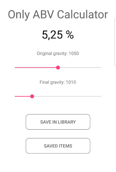 Run android online APK Only ABV Calculator from MyAndroid or emulate Only ABV Calculator using MyAndroid
