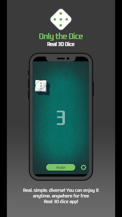 Emulate iPhone app Only the Dice - Real 3D Dice using MyAndroid