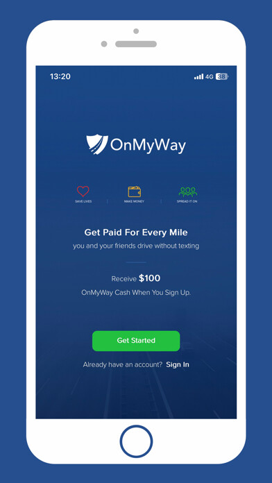 Emulate iPhone app OnMyWay: Drive Safe, Get Paid using MyAndroid Emulate iPhone app OnMyWay: Drive Safe, Get Paid using MyAndroid