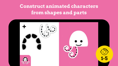 Emulate iPhone app Onni & Ilona: Happy Shapes using MyAndroid