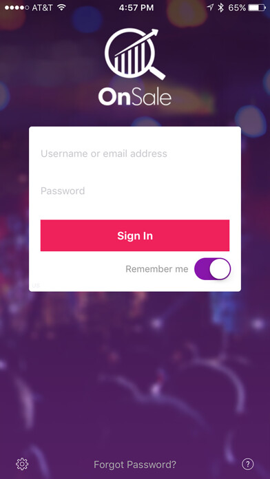 Emulate iPhone app OnSale by TicketWeb using MyAndroid Emulate iPhone app OnSale by TicketWeb using MyAndroid