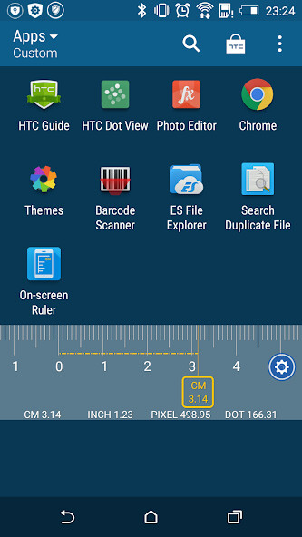 Run android online APK On-screen Ruler (Pro) from MyAndroid or emulate On-screen Ruler (Pro) using MyAndroid