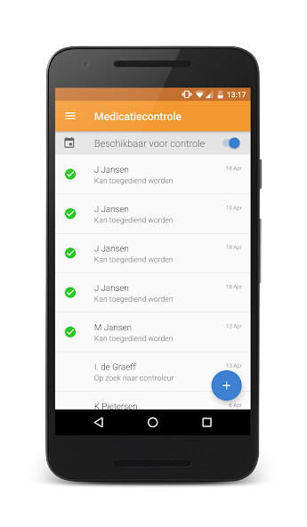 Emulate Android APK Ons Medicatiecontrole