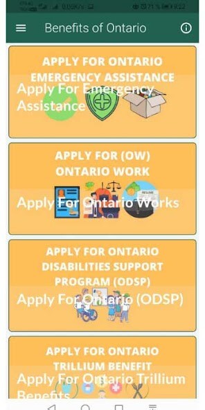 Run android online APK Ontario Benefits from MyAndroid or emulate Ontario Benefits using MyAndroid Run android online APK Ontario Benefits from MyAndroid or emulate Ontario Benefits using MyAndroid