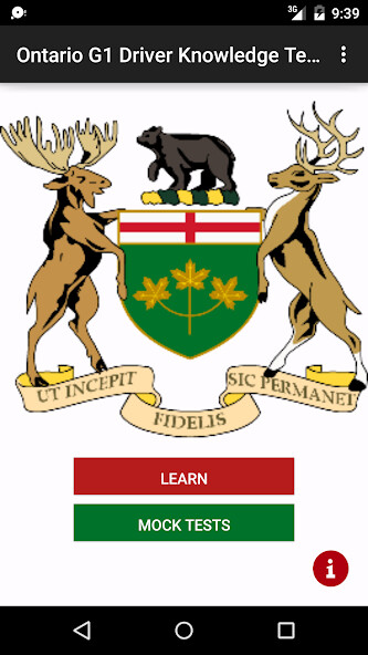 Emulate Android APK Ontario G1 Test Prep