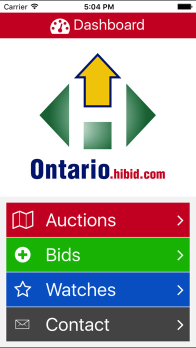 Run android online APK Ontario HiBid from MyAndroid or emulate Ontario HiBid using MyAndroid