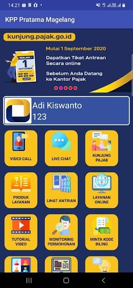 Run android online APK ONTAX (Online Tax) KPP Pratama from MyAndroid or emulate ONTAX (Online Tax) KPP Pratama using MyAndroid