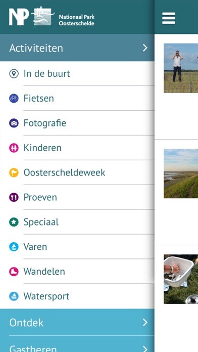 Emulate iPhone app Ontdek de Oosterschelde using MyAndroid