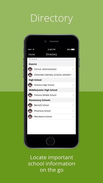 Emulate iPhone app Onteora CSD using MyAndroid Emulate iPhone app Onteora CSD using MyAndroid