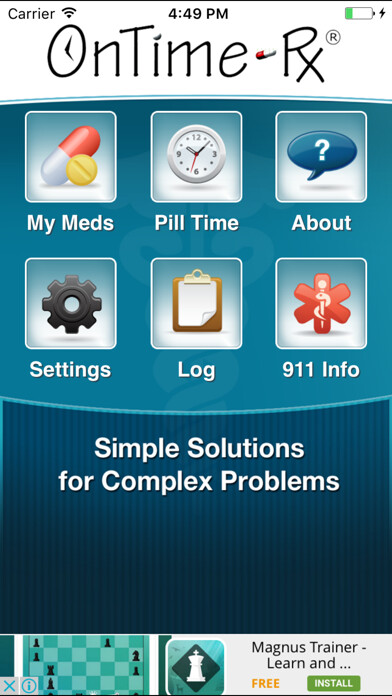 Emulate iPhone app OnTimeRx using MyAndroid Emulate iPhone app OnTimeRx using MyAndroid