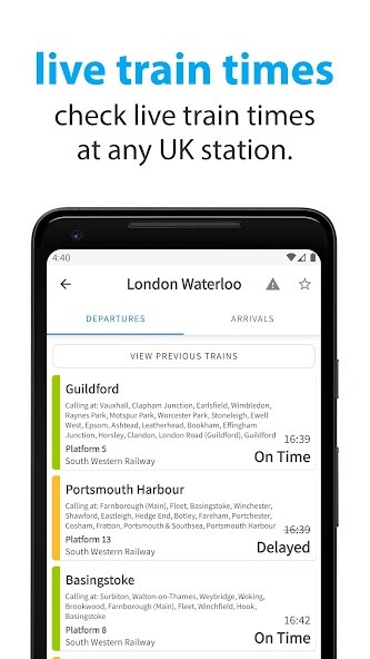 Run android online APK Ontime - UK train tracking from MyAndroid or emulate Ontime - UK train tracking using MyAndroid