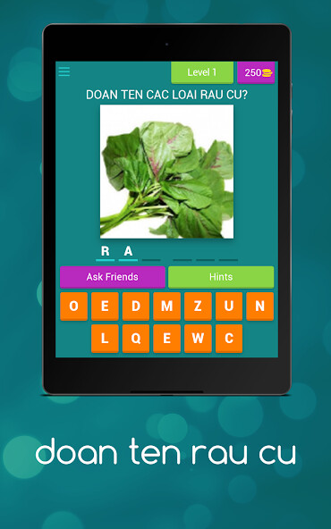 Run android online APK đoán tên rau củ from MyAndroid or emulate đoán tên rau củ using MyAndroid