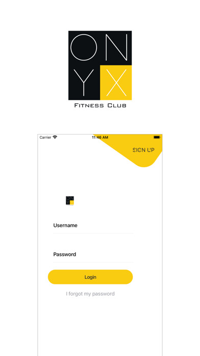 Emulate iPhone app Onyx Club Fitness using MyAndroid Emulate iPhone app Onyx Club Fitness using MyAndroid