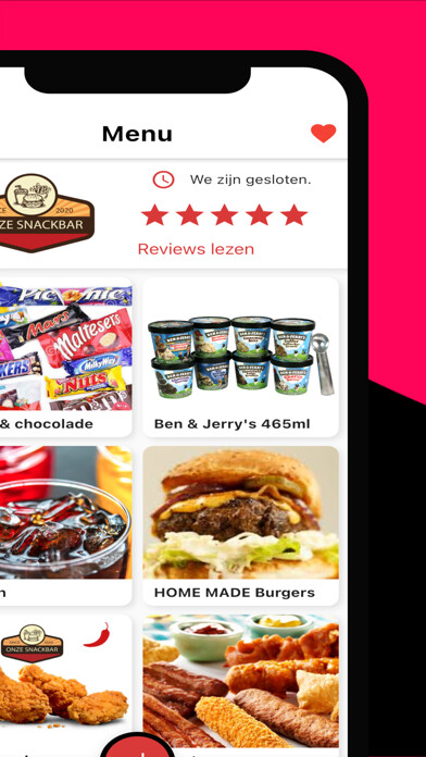 Emulate iPhone app Onze Snackbar using MyAndroid Emulate iPhone app Onze Snackbar using MyAndroid