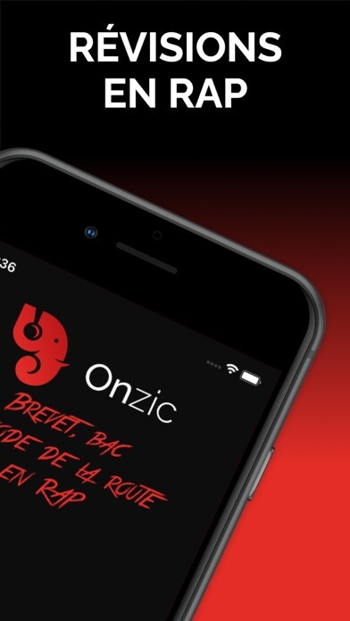 Emulate iPhone app Onzic - révisions en rap using MyAndroid