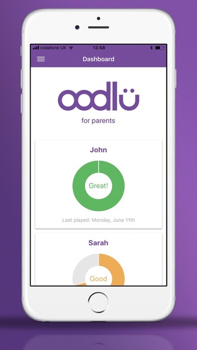 Emulate iPhone app oodlü for parents using MyAndroid