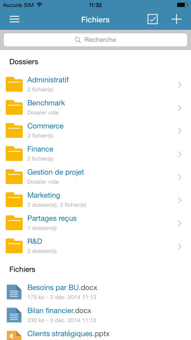 Emulate iPhone app Oodrive Sync using MyAndroid