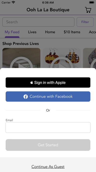 Emulate iPhone app Ooh La La Boutique using MyAndroid Emulate iPhone app Ooh La La Boutique using MyAndroid