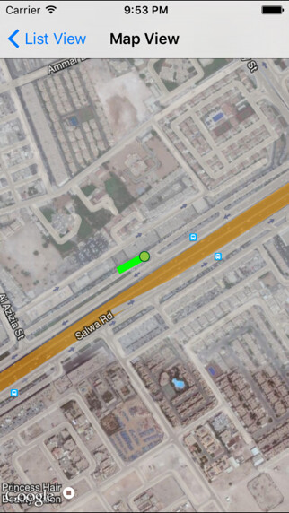 Emulate iPhone app Ooredoo Locate using MyAndroid