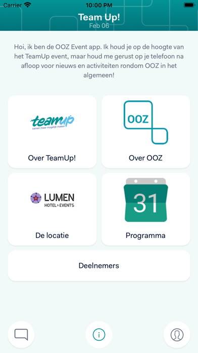 Emulate iPhone app OOZ Evenementen using MyAndroid
