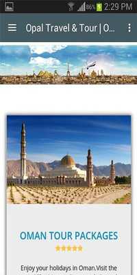 Emulate Android APK Opal Travel  Tours