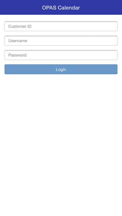 Emulate iPhone app OPAS Calendar using MyAndroid