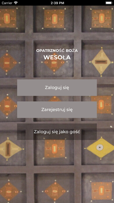 Emulate iPhone app Opatrzność Boża Wesoła using MyAndroid