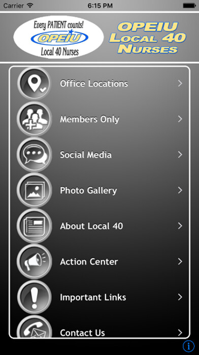 Emulate iPhone app OPEIU Local 40 using MyAndroid Emulate iPhone app OPEIU Local 40 using MyAndroid