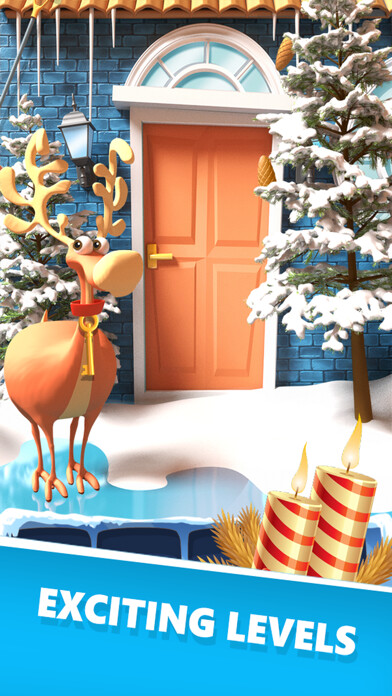 Emulate iPhone app Open 100 Doors - Christmas! using MyAndroid Emulate iPhone app Open 100 Doors - Christmas! using MyAndroid