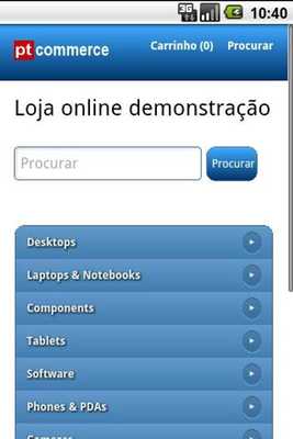 Emulate Android APK Opencart mobile store Emulate Android APK Opencart mobile store